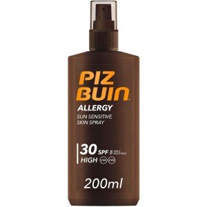 Piz Buin Allergy Spray Piel Sensible Al Sol Spf 30 - Proteccion Alta (1 Envase 200 Ml)