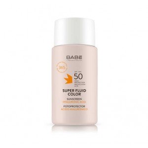 SUPER FLUID Color Fotoprotector SPF50, 50 ml. - Babe