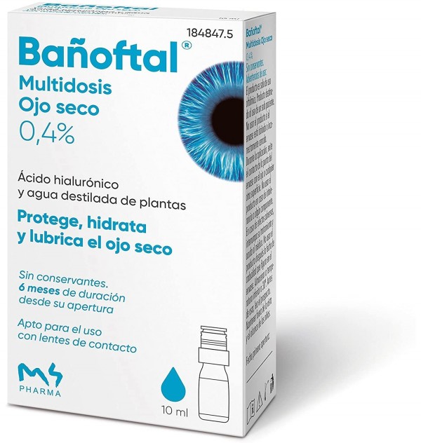 Bañoftal Multidosis Ojo Seco 0.4% (1 Envase 10 Ml)