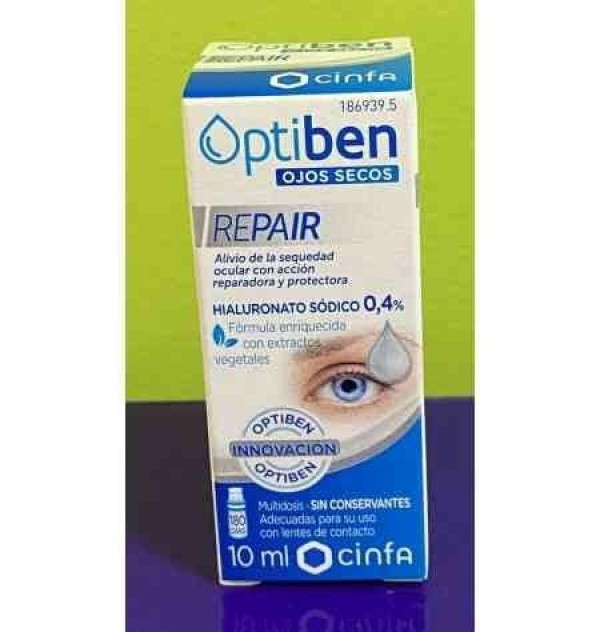 Optiben Ojos Secos Repair (1 Frasco 10 Ml)