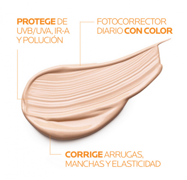 Anthelios Age Correct SPF 50 Con Color, 50 ml. - La Roche Posay