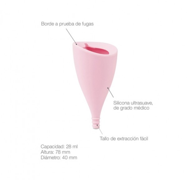 Copa Menstrual, Lily Cup Tamaño A. - Intimina