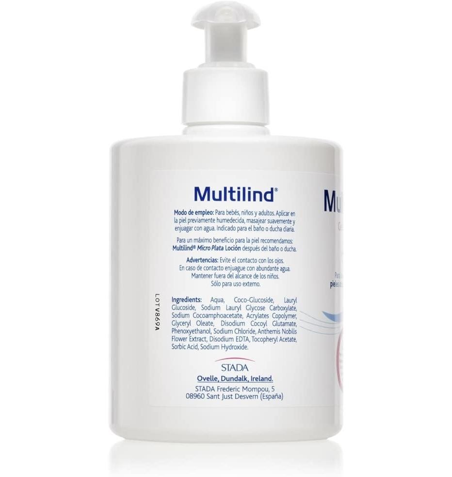 Comprar Multilind Gel De Baño (1 Envase 500 Ml) | Dermofarma.es