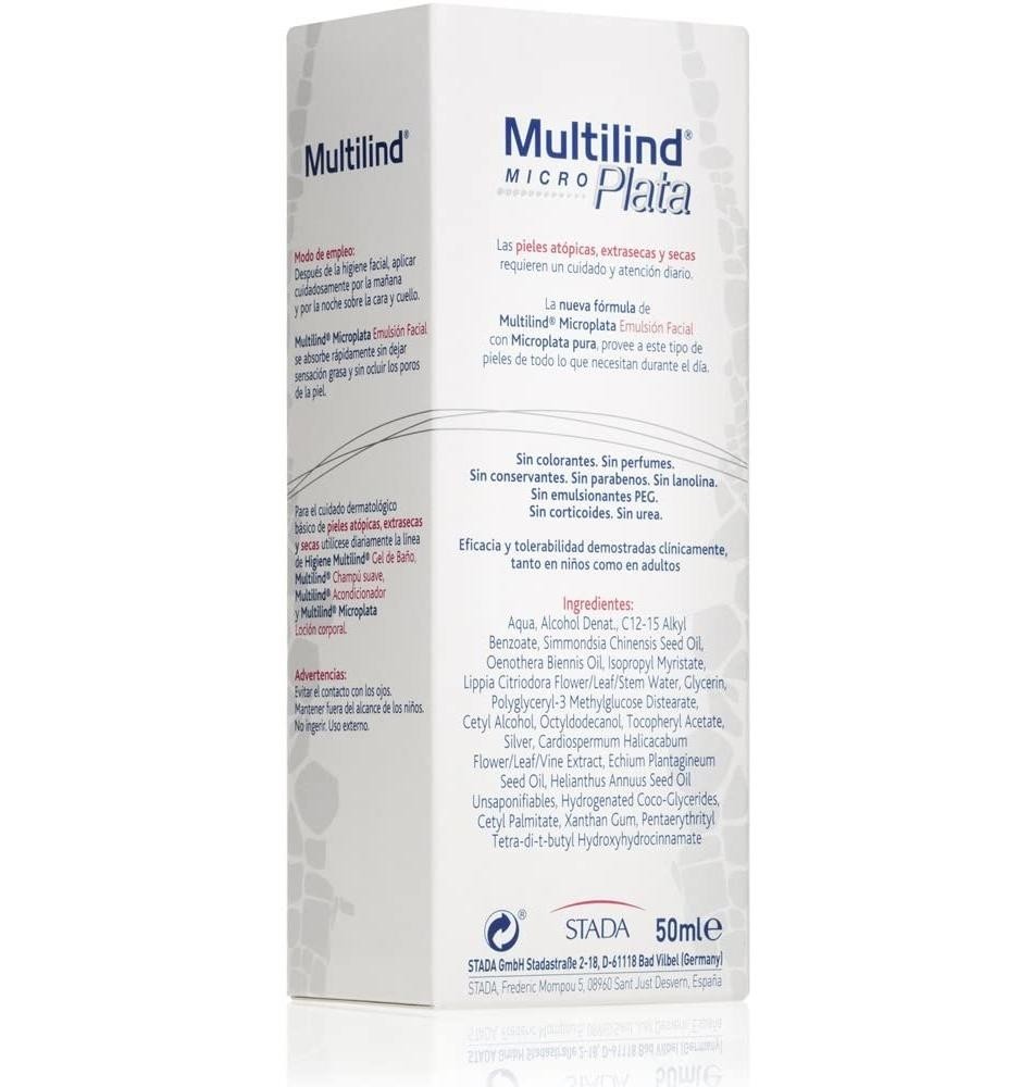 Comprar Multilind Microplata Emulsion Facial (1 Tubo 50 Ml) | Dermofarma.es