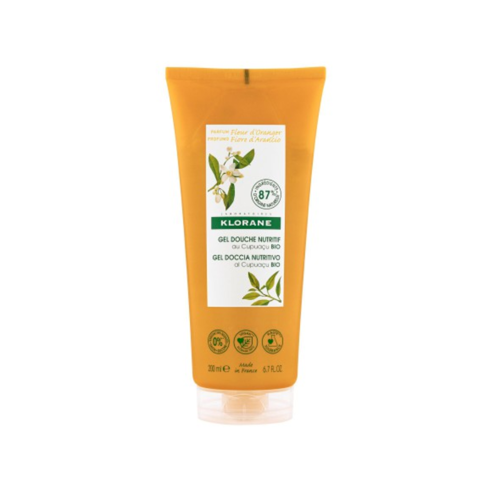 Klorane Nutrition Crema De Ducha Mit Cupuaçu-Butter – Pflegende Duschcreme, 200 Ml