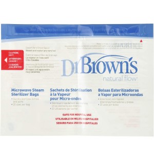 Bolsa Esterilizacion A Vapor Microondas - Dr Brown´S Natural Flow (5 U)