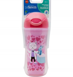 Vaso Con Pajita - Dr Brown´S (300 Ml)