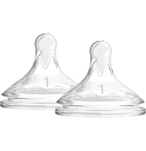 Tetina Silicona Boca Ancha Options+ - Dr Brown´S Natural Flow (Nivel 1 2 U)