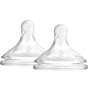 Tetina Silicona Boca Ancha Options+ - Dr Brown´S Natural Flow (Nivel 2 2 U)