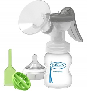 Extractor De Leche Manual Y Biberon - Dr Brawn`S