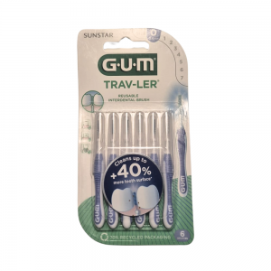GUM Cepillo Interdental Trav-ler de 0.6 mm, 6un.  - Sunstar
