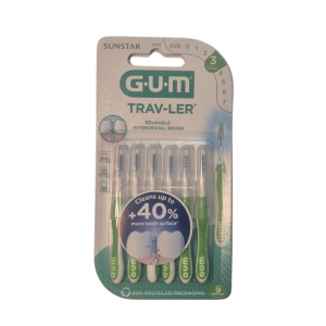 GUM Cepillo Interdental Trav-ler de 1.1 mm, 6 un. - Sunstar
