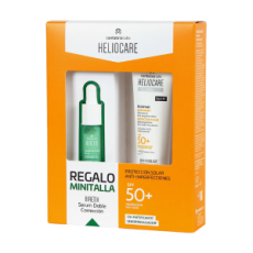 Pack Proteccion Solar Anti-imperfecciones: Heliocare 360° Acnimat, 50 ml. + Biretix Double Correction Serum, 10 ml.  - Cantabria Labs