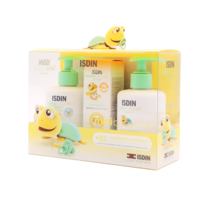 Pack Baby Naturals: Gel-Champu, 200 ml. + Locion Corporal, 200 ml. + Pomada del Pañal Regeneradora, 20 ml. - Isdin