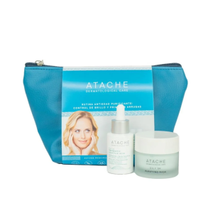 Rutina Antiedad Purificante: Oily Sk Postbiotic Salicylic Acid, 30 ml. + Oily SK Mascarilla Purificante , 50 ml . - Atache