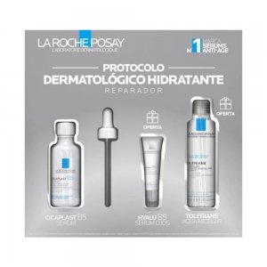 Pack Hidratante Reparador: Cicaplast B5 Sérum, 30 ml. + Hyalu B5 Ojos, 5 ml. + EAU Micellare Ultra, 50 ml. - La roche Posay