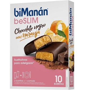 Bimanan Beslim Sustitutivo (10 Barritas 31 G Sabor Chocolate Naranja)