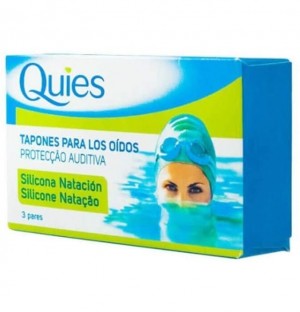 Tapones Oidos Silicona Natacion - Quies (Estandar 6 Unidades)