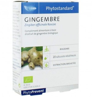 Phytostandard Jengibre (20 Capsulas Vegetales)