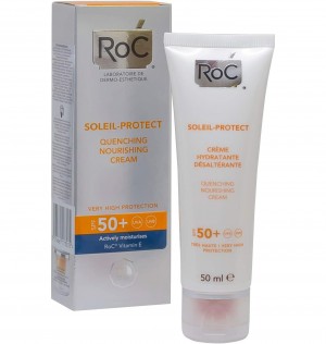Roc Soleil Protect Crema Nutritiva Intensa - Spf 50+ (1 Envase 50 Ml)