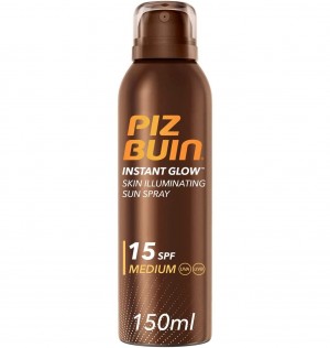 Piz Buin Instant Glow Spray Piel Luminosa Spf 15 (1 Envase 150 Ml)