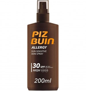 Piz Buin Allergy Spray Piel Sensible Al Sol Spf 30 - Proteccion Alta (1 Envase 200 Ml)