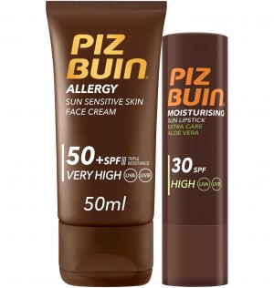 Pack Piz Buin Allerg Cr Fac+Stk Lab Aloe