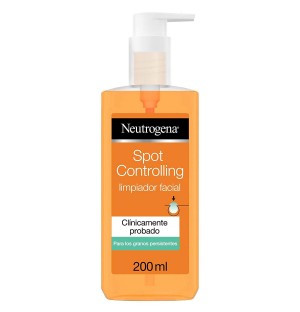 Neutrogena Spot Controlling - Limpiador Facial Con Acido Salicilico Purificante (1 Envase 200 Ml)