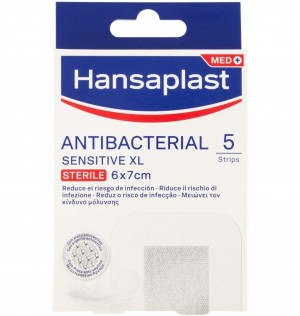 Hansaplast Med Sensitive - Aposito Esteril (5 Unidades 7,5 Cm X 5 Cm)