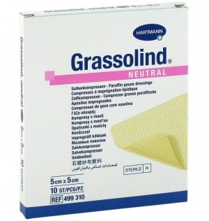 Grassolind Neutral - Aposito Esteril (5 X 5 Cm 10 U)