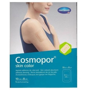 Cosmopor Skin Color - Aposito Esteril (5 Unidades 7,2 Cm X 5 Cm)