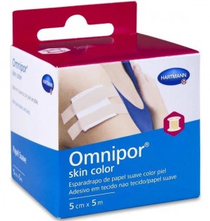 Esparadrapo Hipoalergico - Omnipor Skin Color (1 Unidad 5 M X 5 Cm)