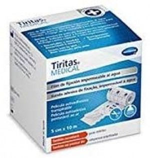 Tiritas Medical Fijacion Impermeable Al Agua (10 M X 5 Cm)