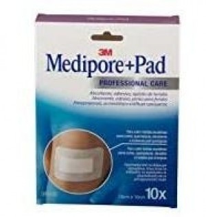 Medipore Pad Apósito Estéril, 10 uds 7,2 cm x 5 cm. - 3M 