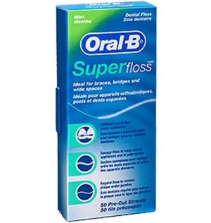 Oral-B Superfloss - Seda Dental (Menta 50 U)