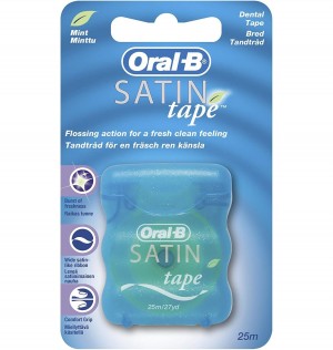 Satin Tape Fluor - Cinta Dental (Menta 25 M)