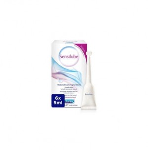 Durex Sensilube - Lubricante Vaginal Fluido (5 Ml 6 Aplicadores)