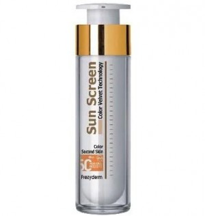 Sun Screen Velvet Face Spf50+ Color - Frezyderm (1 Envase 50 Ml)
