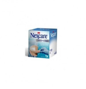 Nexcare Esparadrapo Hipoalergico, Sensitive Tape, 5 M x 5 Cm Color Blanco. - 3M