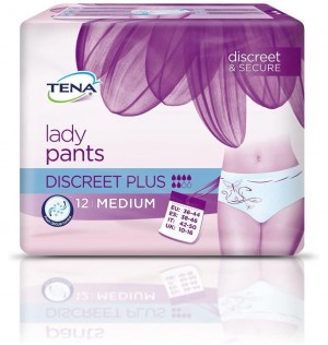 Tena Protective Underwear Plus - Braga Absorb Inc Orina (T - Med 12 U)