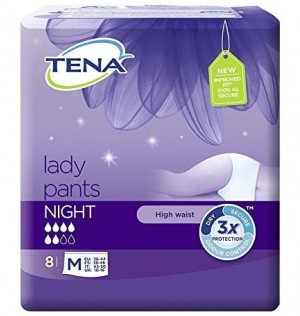 Absorbente Incontinencia Orina Ligera - Tena Lady Pants Night (8 Unidades Talla Mediana)