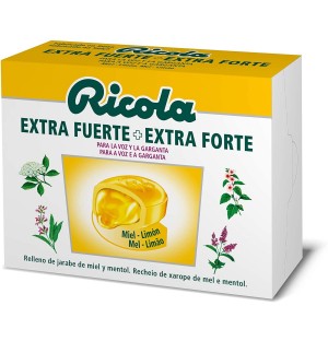 Ricola Caramelos Extra Fuertes (1 Envase 51 G Sabor Miel Limon)