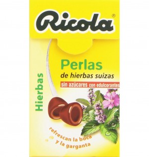 Ricola Perlas Sin Azucar Hierbas (1 Envase 25 G)