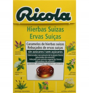 Ricola Caramelos Sin Azucar Hierbas Con Stevia (1 Envase 50 G)