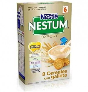 Nestle Nestum Papilla 8 Cereales Con Galleta (1 Envase 650 G)