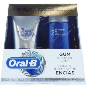 Oral-B Cuidado Intensivo De Encias Pack (Pasta 1 Envase 85 Ml + Gel 1 Envase 63 Ml)