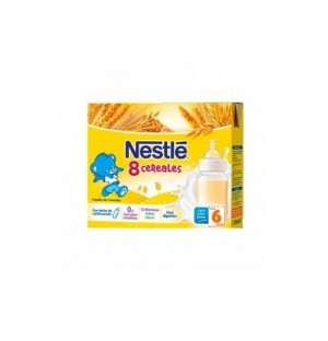Nestle Papilla 8 Cereales Lista Para Tomar (2 Bricks 250 Ml)