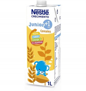 Nestle Junior Crecimiento 1 + Cereales (1 Brick 1000 Ml)