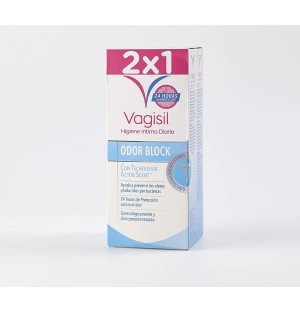 Vagisil Higiene Intima Odor Block (2 Envases 250 Ml Pack)