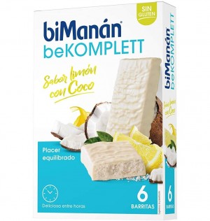 Bimanan Bekomplett Snack (6 Barritas 35 G Sabor Limon Coco)
